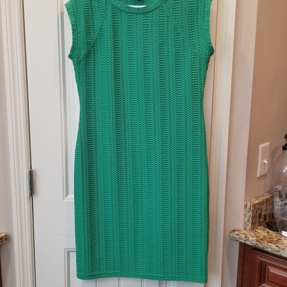 Sharagano Green Dress Sz 10